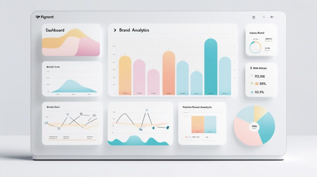 Pigment demo ; un dashboard d'analyse financi&egrave;re
